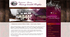 Desktop Screenshot of hrad-krupka.cz