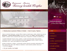 Tablet Screenshot of hrad-krupka.cz
